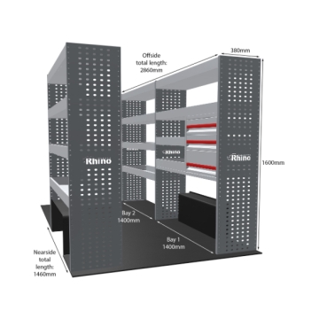 MR4 Express Range For Man TGE - Full Configuration - Drawers + Shelves