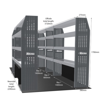 MR4 Express Range For L3H3 Man TGE 2017- Full Configuration - Shelves only