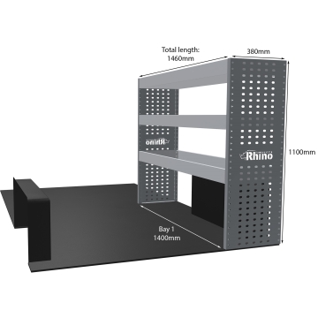 MR4 Express Range For Volkswagen T7 Transporter L2H1- One Bay - Shelves only