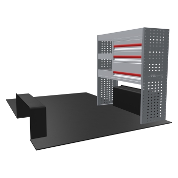 MR4 Express Range For L1H1 Fiat Talento 2016-2021 - One Bay - Drawers + Shelves