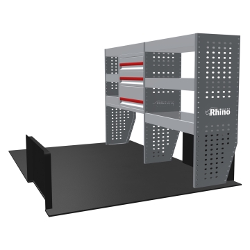 MR4 Express Range For L2H1 Peugeot Expert 2016- Two Bays - Drawers + Shelves