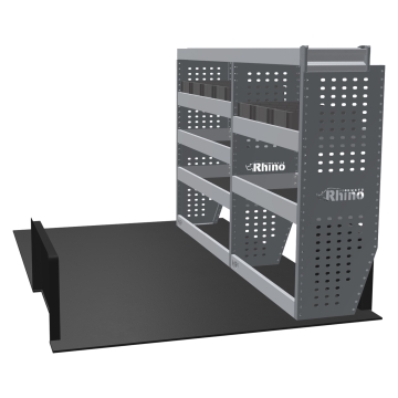 MR4 Express Range For Peugeot Expert L2H1- Two Bays - Top Tray configuration with matting