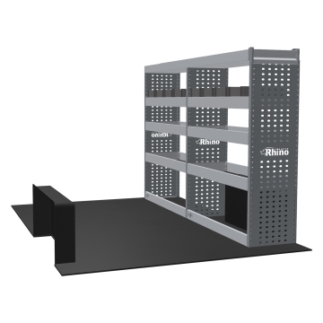 MR4 Express Range For Renault Master L1H1- Two Bays - Top Tray configuration with matting
