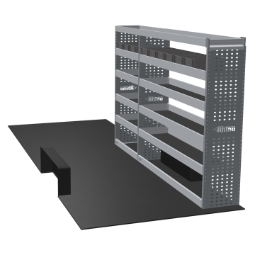 MR4 Express Range For Nissan NV400 (Primastar) L4H2- Two Bays - Top Tray configuration with matting