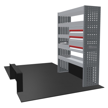 MR4 Express Range For L2H3 Ford Transit 2014 - Front-Wheel Drive - One Bay - Drawers + Shelves