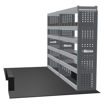MR4 Express Range For Ford Transit L2H2 RWD- Two Bays - Top Tray configuration with matting