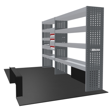 MR4 Express Range For L3H3 Ford Transit 2014 - Front-Wheel Drive - Two Bays - Drawers + Shelves