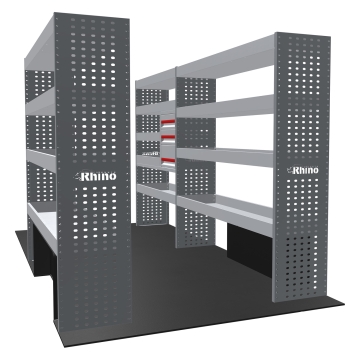 MR4 Express Range For L3H3 Ford Transit 2014 - Front-Wheel Drive - Full Configuration - Drawers + Shelves