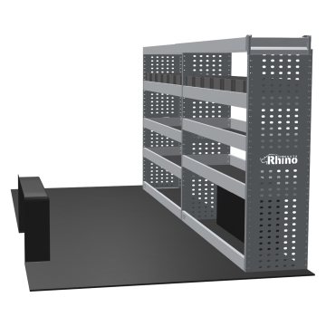 MR4 Express Range For Volkswagen Crafter L2H1- Two Bays - Top Tray configuration with matting