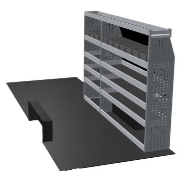 MR4 Express Range For Volkswagen Crafter L3H2- Two Bays - Top Tray configuration with matting