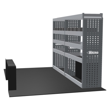 MR4 Express Range For Citroen Relay L1H1- Two Bays - Top Tray configuration with matting