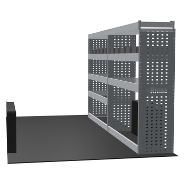 MR4 Express Range For Peugeot Boxer L2H1- Two Bays - Top Tray configuration with matting