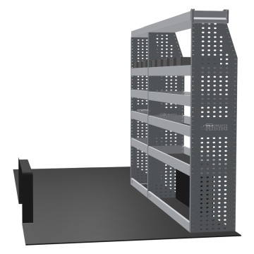 MR4 Express Range For Fiat Ducato L4H3- Two Bays - Top Tray configuration with matting