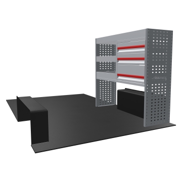MR4 Express Range For L2H1 Maxus Edeliver 7 2023 - One Bay - Drawers + Shelves