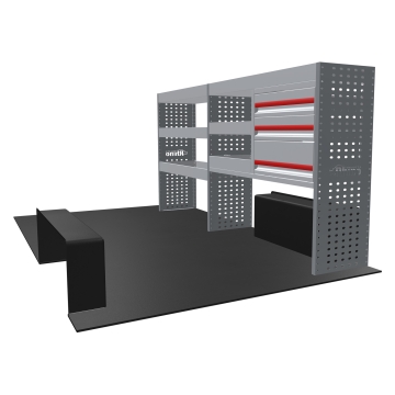 MR4 Express Range For L2H1 Maxus Edeliver 7 2023 - Two Bays - Drawers + Shelves