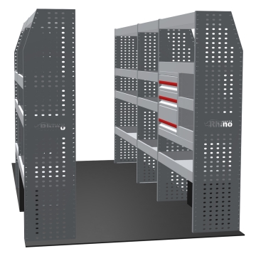 MR4 Express Range For L3H2 Nissan Interstar 2024 - Full Configuration - Drawers + Shelves