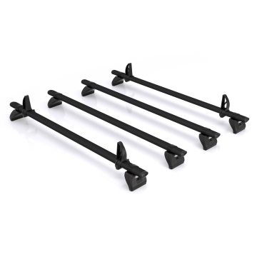 KammBar Black For MAN TGE - 2017 - Medium Wheelbase - High Roof (L3H3), 4 Aluminium Bars