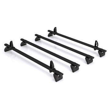 KammBar Black For Nissan Interstar 2024 - Short Wheelbase - Low Roof (L2H2), 4 Aluminium Bars