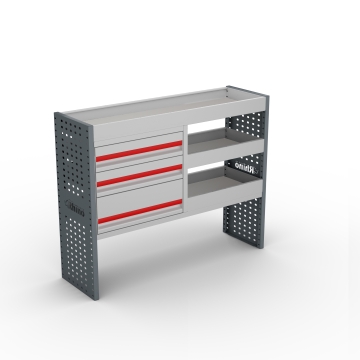 MR4 Express Range For L2H1 Toyota Proace City 2020 - One Bay - Drawers+Shelves