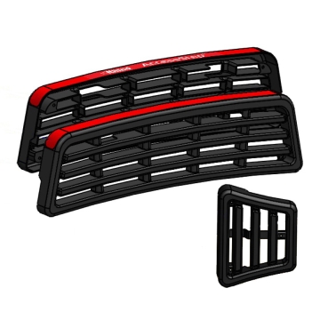 Plastic Tread Replacement Kit (Triple Black Step)