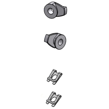 Towstep replacement cams lock bosses & clevis pin clip
