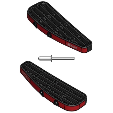 TowStep Left and Right Replacement Treads (Black)