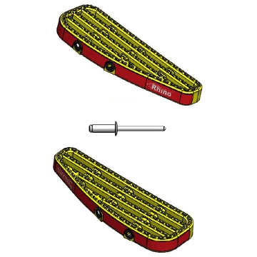 TowStep Left and Right Replacement Treads (Yellow)