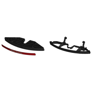 New TowStep Centre Plastic Tread Replacement Kit (Black)