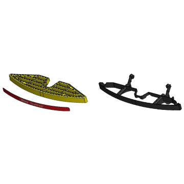New TowStep Centre Plastic Tread Replacement Kit (Yellow)
