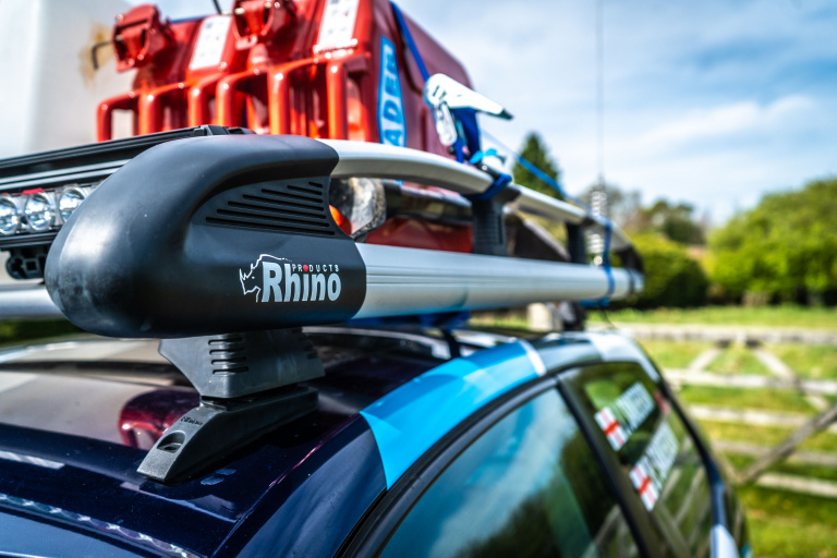 Header Mongolia are Mongol Rally ready with Rhino bespoke roof rack!