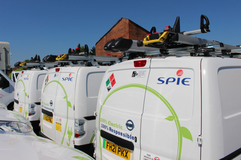 SPIE UK goes electric with Rhino Products!